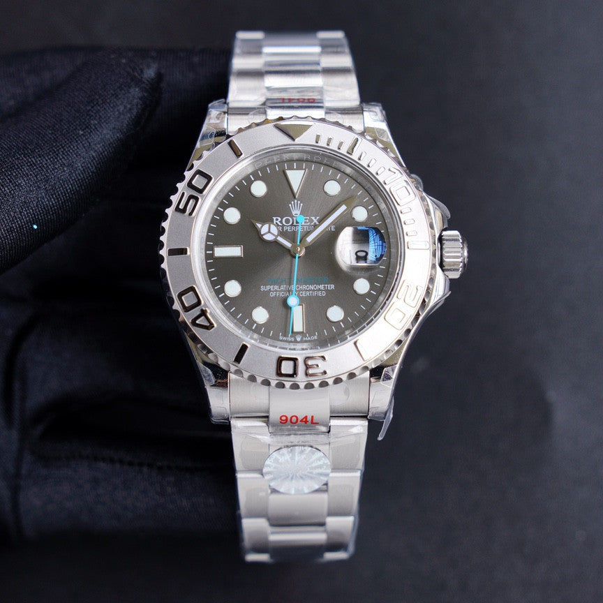 Yacht-Master 1 Pure Silver Stainless Steel Multiple Dial Options 40mm