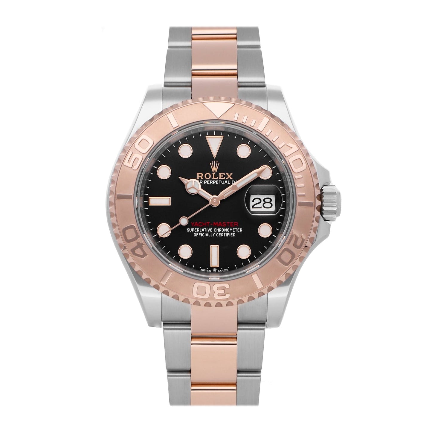 Yacht-Master 40mm Stainless Steel & Rose Gold Black 126621-0002