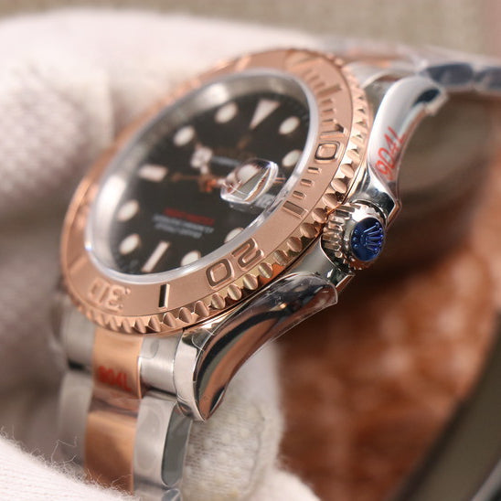Yacht-Master 40mm Stainless Steel & Rose Gold Black 126621-0002