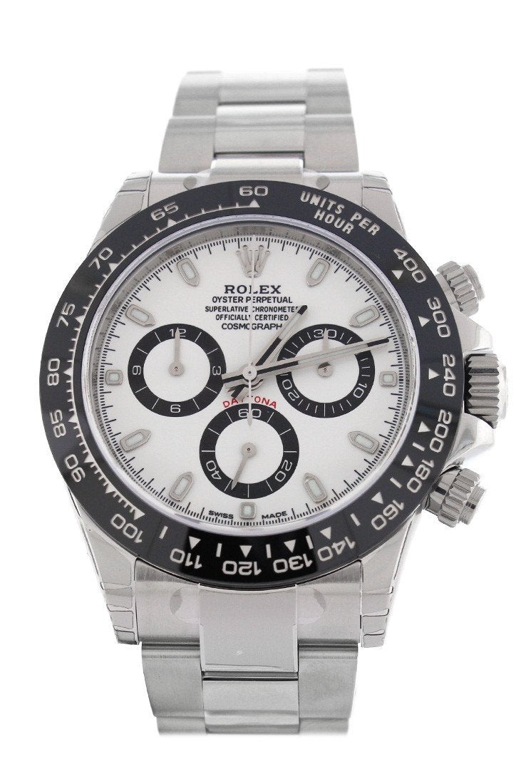Cosmograph Daytona 40 White Dial Stainless Steel Oyster Men's Watch 116500LN 116500