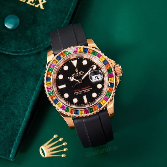 Rolex Yacht-Master Men's Black Watch - 116695 SATS