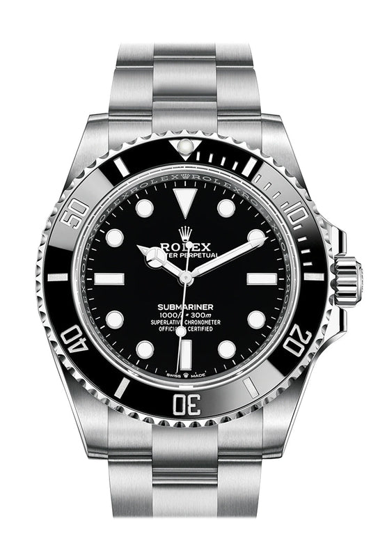 Submariner 41 Automatic Chronometer Black Dial Men's Watch 124060 New Release 2020