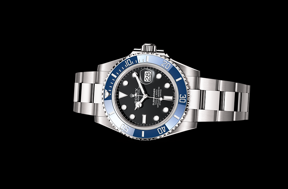 Rolex SUBMARINER DATE Oyster, 41 mm, white gold m126619lb-0003