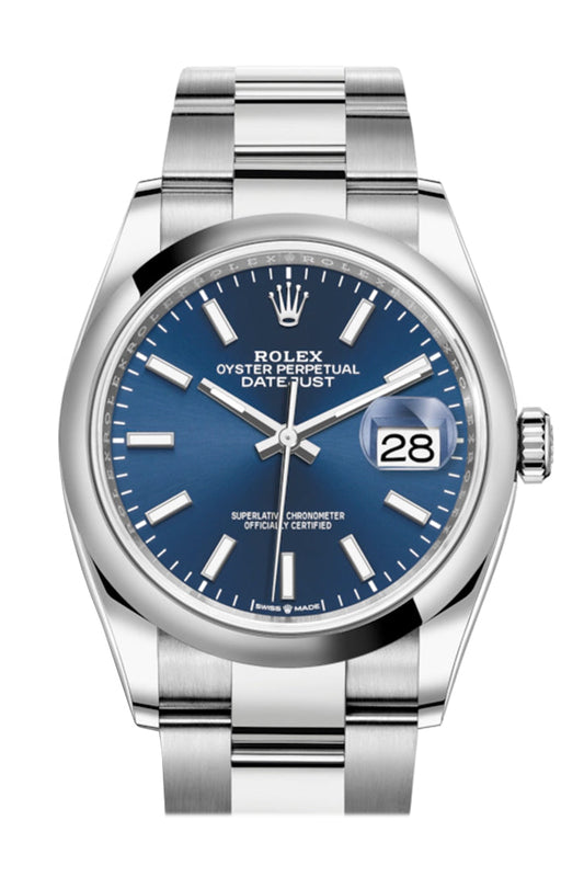Datejust 36 Blue Dial Automatic Watch 126200